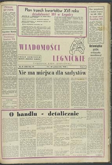 Wiadomości Legnickie nr 41 (185), październik `60