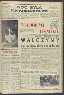 Wiadomości Legnickie nr 43 (187), październik `60