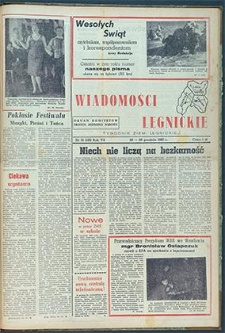 Wiadomości Legnickie nr 51 (195), grudzień `60