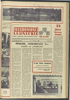 Wiadomości Legnickie nr 29 (225), lipiec `61