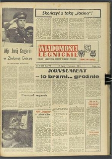 Wiadomości Legnickie nr 30 (226), lipiec `61