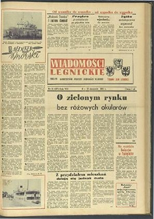 Wiadomości Legnickie nr 31 (227), sierpień `61