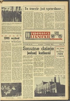 Wiadomości Legnickie nr 13 (261), marzec `62