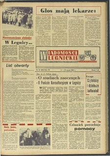 Wiadomości Legnickie nr 18 (266), maj `62