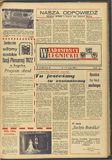 Wiadomości Legnickie nr 19 (267), maj `62