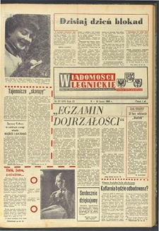 Wiadomości Legnickie nr 27 (275), lipiec `62