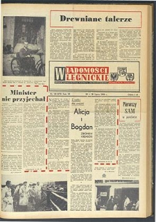 Wiadomości Legnickie nr 28 (276), lipiec `62