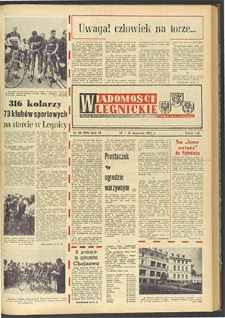 Wiadomości Legnickie nr 32 (280), sierpień `62