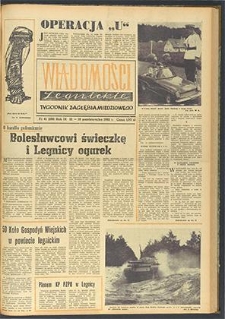 Wiadomości Legnickie nr 41 (289), październik `62