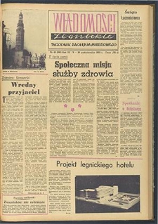 Wiadomości Legnickie nr 42 (290), październik `62
