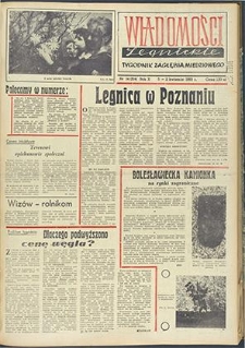 Wiadomości Legnickie nr 14 (314), kwiecień `63