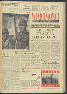 Wiadomości Legnickie nr 29 (329), lipiec `63