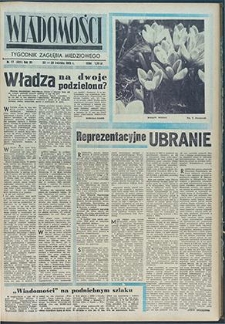 Wiadomości Legnickie nr 17 (421), kwiecień `65