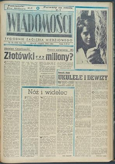Wiadomości Legnickie nr 34 (438), sierpień `65