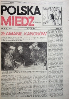 Polska Miedź nr 4 (255), styczeń `88