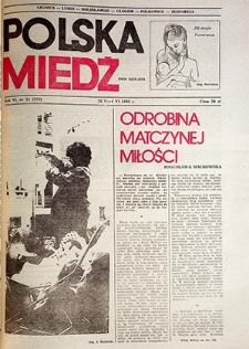 Polska Miedź nr 21 (272), maj `88