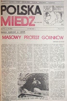 Polska Miedź nr 33 (284), sierpień `88