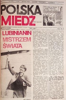 Polska Miedź nr 42 (293), październik `88