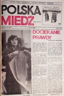 Polska Miedź nr 47 (298), listopad `88
