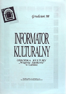 Informator Kulturalny, grudzień `98