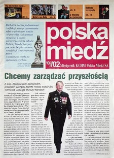 Polska Miedź nr 10, listopad 2002