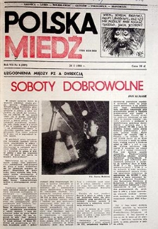 Polska Miedź nr 4 (307), styczeń `89