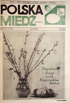 Polska Miedź nr 12 (315), marzec `89