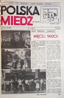 Polska Miedź nr 26 (329), czerwiec `89