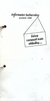 Informator Kulturalny, grudzień 2000