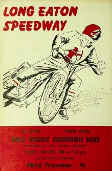 1966 maj 24, Long Eaton : Brytyjska Runda Kwalifikacyjna Indywidualnych Mistrzostw Świata na żużlu