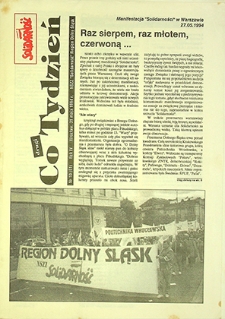 Co Tydzień Solidarność nr 10 (61), maj `94
