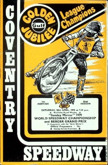 1979 kwiecień 28, Coventry : Brytyjska Runda Kwalifikacyjna Indywidualnych Mistrzostw Świata na żużlu, Berger Grand Prix