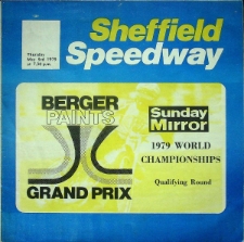 1979 maj 3, Sheffield : Brytyjska Runda Kwalifikacyjna Indywidualnych Mistrzostw Świata na żużlu, Berger Grand Prix
