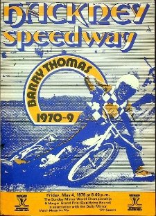 1979 maj 4, Hackney, Londyn : Brytyjska Runda Kwalifikacyjna Indywidualnych Mistrzostw Świata na żużlu, Berger Grand Prix