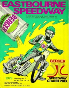 1979 maj 4, Eastbourne : Brytyjska Runda Kwalifikacyjna Indywidualnych Mistrzostw Świata na żużlu, Berger Grand Prix