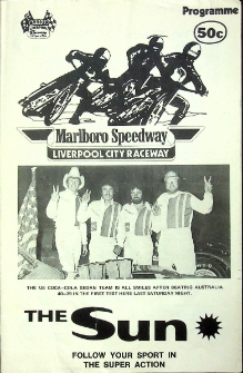 1980 styczeń 9, Liverpool, Green Valley, Sydney : Australijska Runda Kwalifikacyjna Indywidualnych Mistrzostw Świata 1980 na żużlu, Mistrzostwa Nowej Południowej Walii