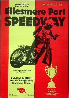 1980 kwiecień 11, Ellesmere Port : Brytyjska Runda Kwalifikacyjna Indywidualnych Mistrzostw Świata na żużlu