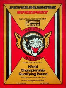 1980 kwiecień 11, Peterborough : Brytyjska Runda Kwalifikacyjna Indywidualnych Mistrzostw Świata na żużlu