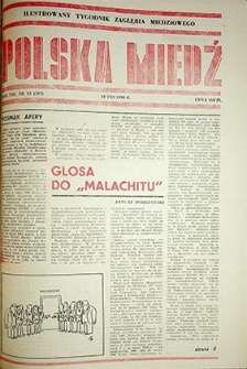 Polska Miedź nr 33 (387), sierpień `90